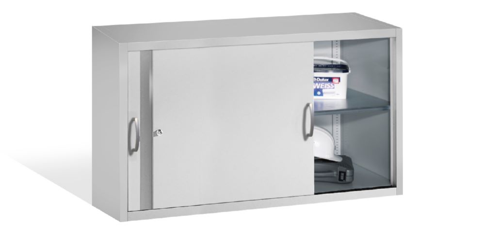 Produktbild C+P Aufsatz Schiebetürenschrank Acurado 2000 fernblau 1600 x 500 x 790 mm bild 3