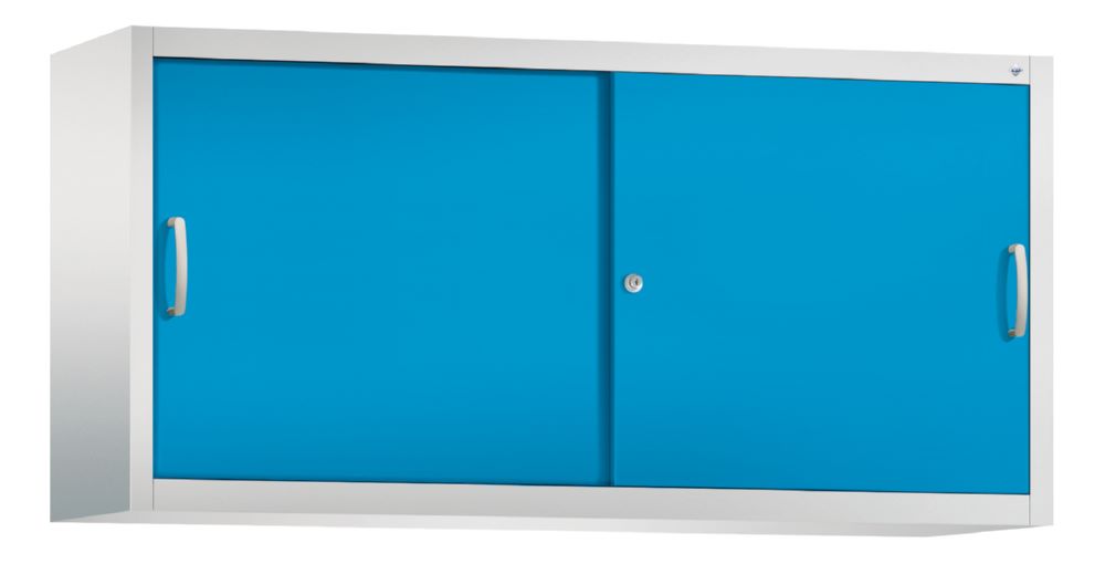 Produktbild C+P Aufsatz Schiebetürenschrank Acurado 2000 lichtblau 1600 x 400 x 790 mm
