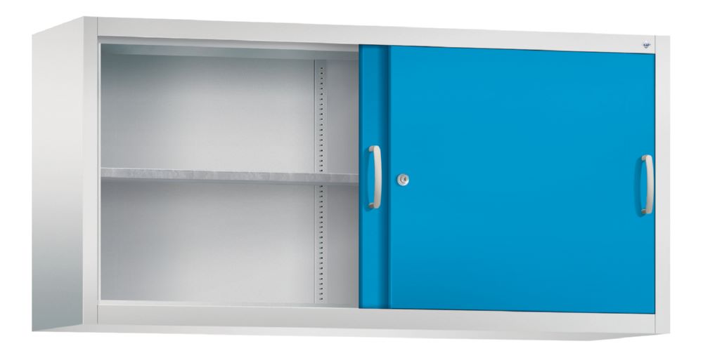 Produktbild C+P Aufsatz Schiebetürenschrank Acurado 2000 lichtblau 1600 x 400 x 790 mm bild 2