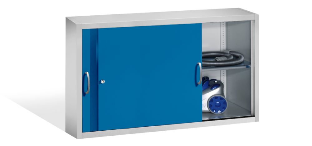Produktbild C+P Aufsatz Schiebetürenschrank Acurado 2000 lichtblau 1600 x 400 x 790 mm bild 3
