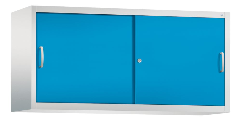 Produktbild C+P Aufsatz Schiebetürenschrank Acurado 2000 lichtblau 1600 x 500 x 790 mm