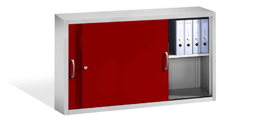 Produktbild C+P Aufsatz Schiebetürenschrank Acurado 2000 rubinrot 1600 x 400 x 790 mm bild 3