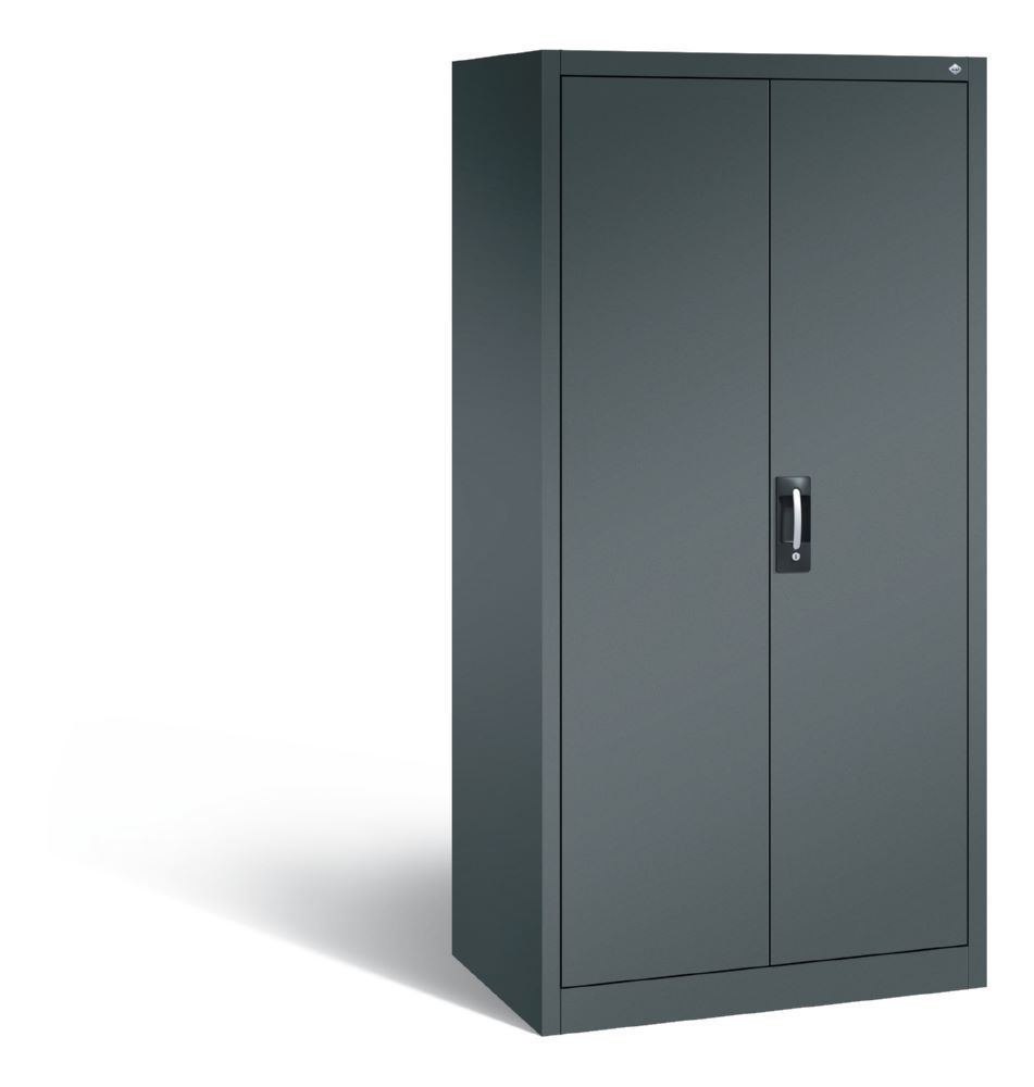 Produktbild C+P Drehtürenschrank Acurado mit Fächer fürs Büro anthrazit 930 x 600 x 1950 mm