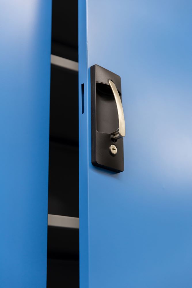 Produktbild C+P Büro Drehtürenschrank Acurado mit Flügeltüren in anthrazit 930 x 600 x 1950 mm bild 2