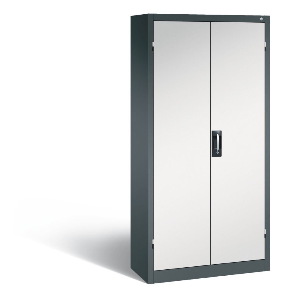 Produktbild C+P Büro Drehtürenschrank Acurado lichtgrau grau 930 x 400 x 1950 mm