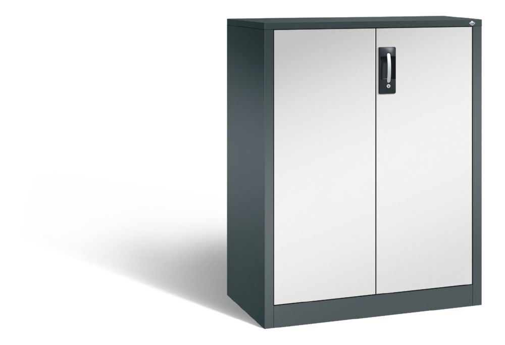 Produktbild C+P Büro Drehtürenschrank Acurado hellgrau dunkelgrau 930 x 500 x 1200 mm