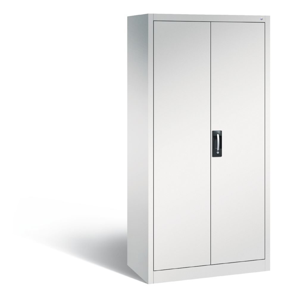Produktbild C+P Büro Drehtürenschrank mit 4 Stahlfächer in hellgrau 930 x 500 x 1950 mm
