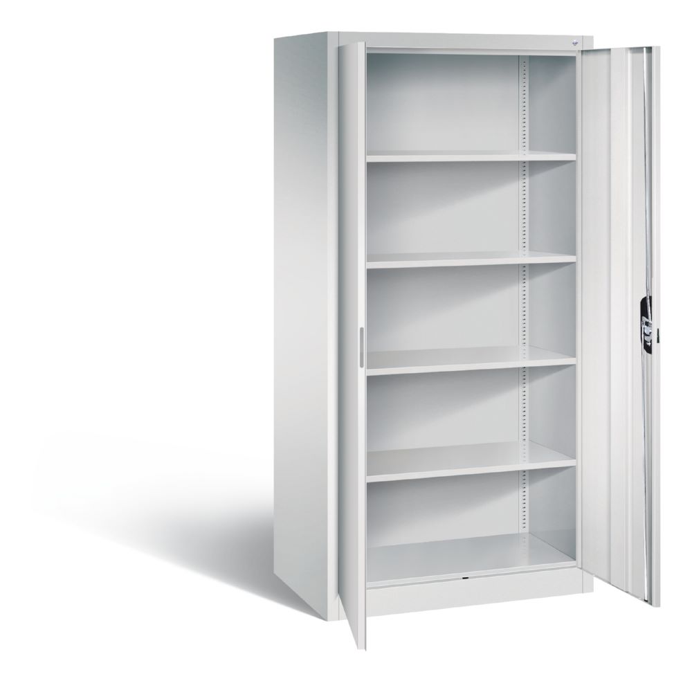 Produktbild C+P Drehtürenschrank Acurado mit Ergo Lock lichtgrau 930 x 600 x 1950 mm bild 2