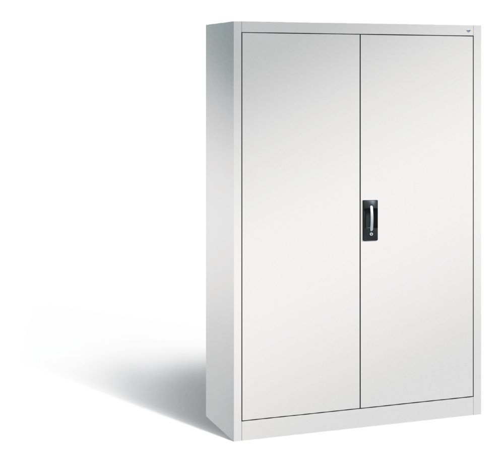 Produktbild C+P Büro Drehtürenschrank aus Stahl Acurado in hellgrau 1200 x 400 x 1950 mm