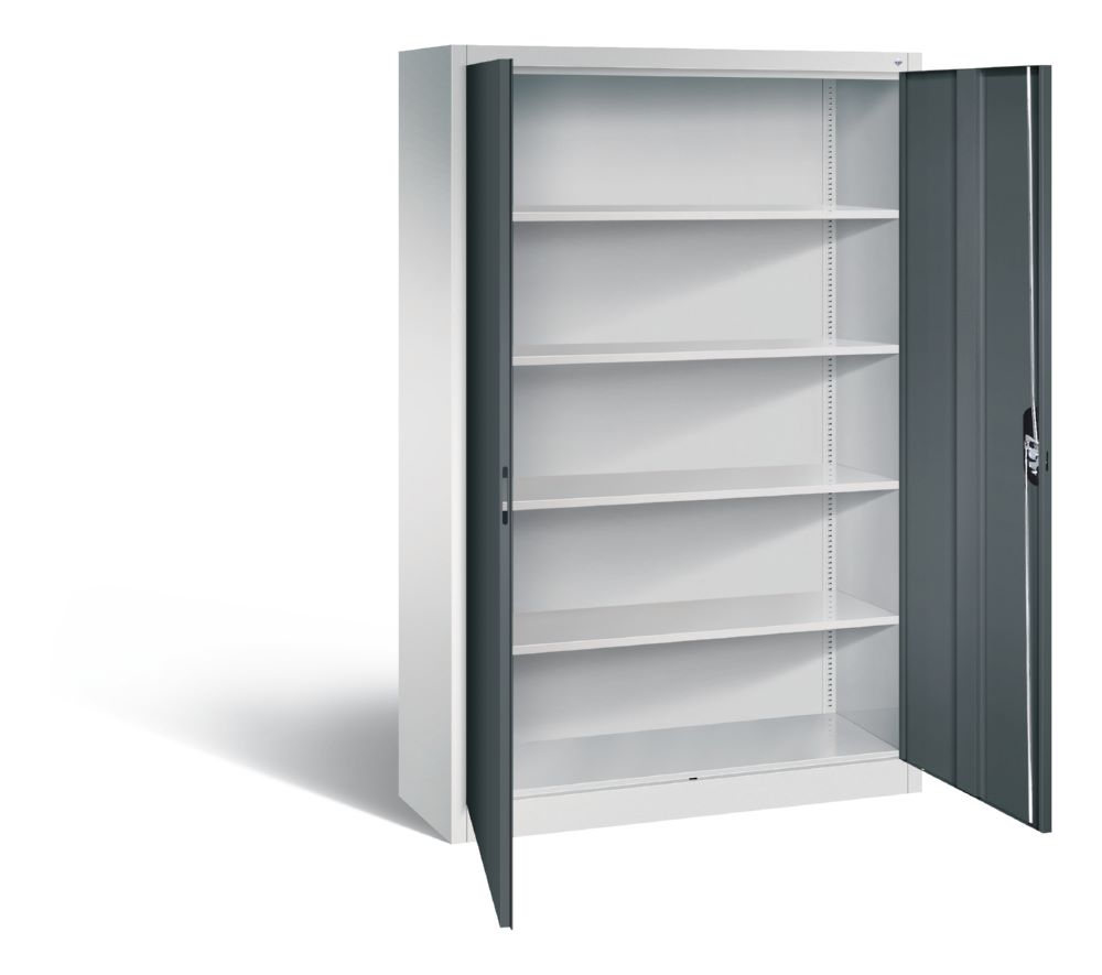 Produktbild C+P Büro Drehtürenschrank Acurado Flügeltür in anthrazit 1200 x 400 x 1950 mm bild 2