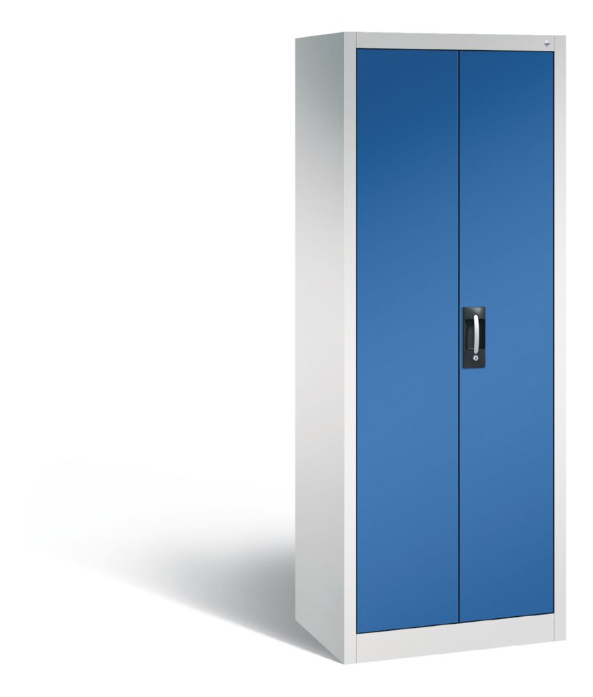 Produktbild C+P Büro Drehtürenschrank Acurado 70 kg Last enzianblau 700 x 500 x 1950 mm bild 1