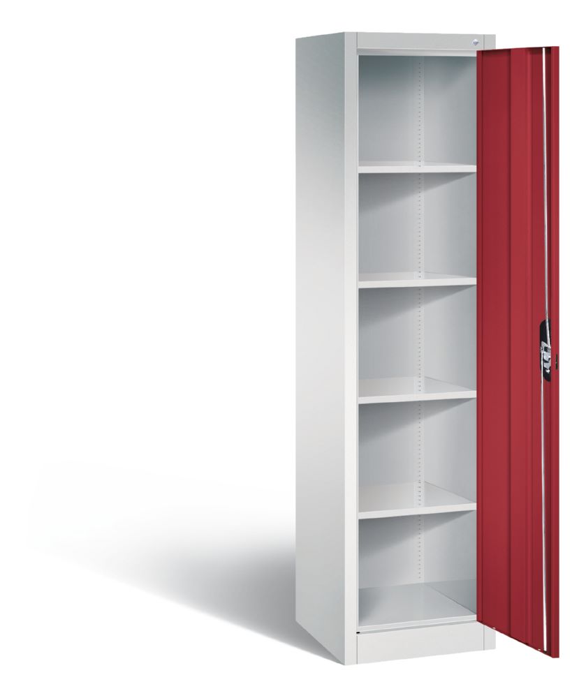 Produktbild C+P Büro Drehtürenschrank Acurado 4 Einlegeböden rubinrot 502 x 500 x 1950 mm bild 2
