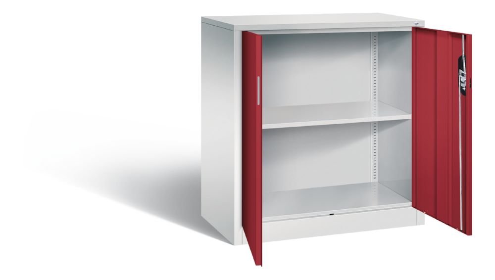 Produktbild C+P Büro Drehtürenschrank Acurado 3 Riegel Verschluss 930 x 500 x 1000 mm bild 2