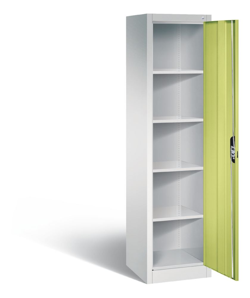 Produktbild C+P Büro Drehtürenschrank Acurado 4 Einlegeböden viridingrün 502 x 500 x 1950 mm bild 2