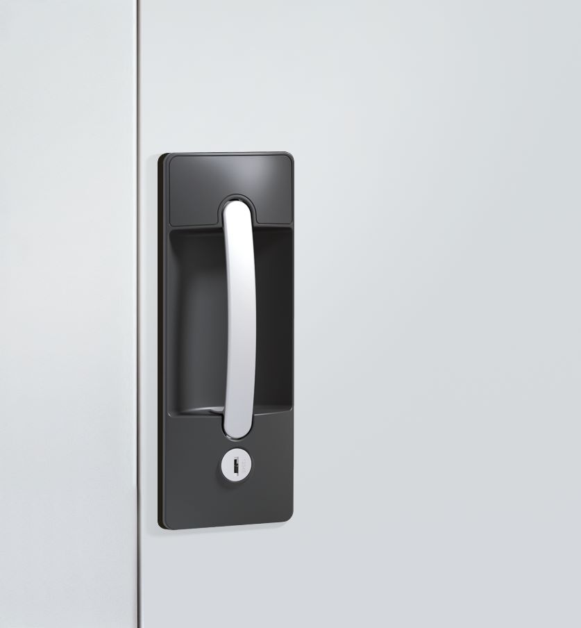 Produktbild C+P Drehtürenschrank Acurado 4 Einlegeböden viridingrün 700 x 400 x 1950 mm bild 2