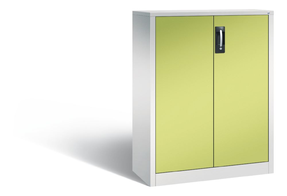 Produktbild C+P Büro Drehtürenschrank Acurado abschließbar viridingrün 930 x 400 x 1200 mm