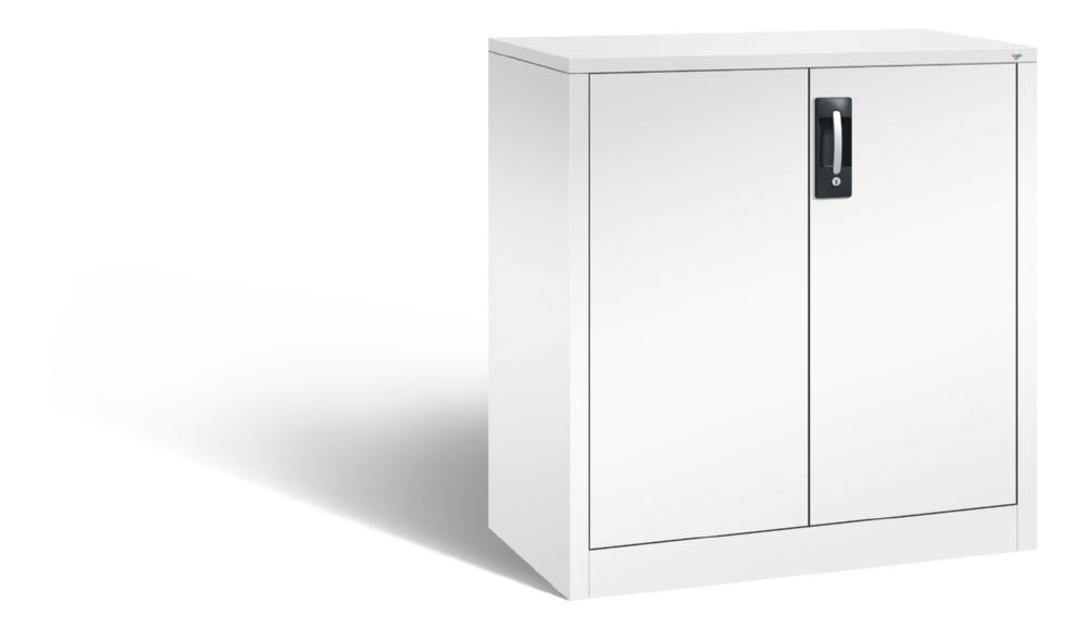 Produktbild C+P Büro Drehtürenschrank Acurado komplett in weiß 930 x 500 x 1000 mm