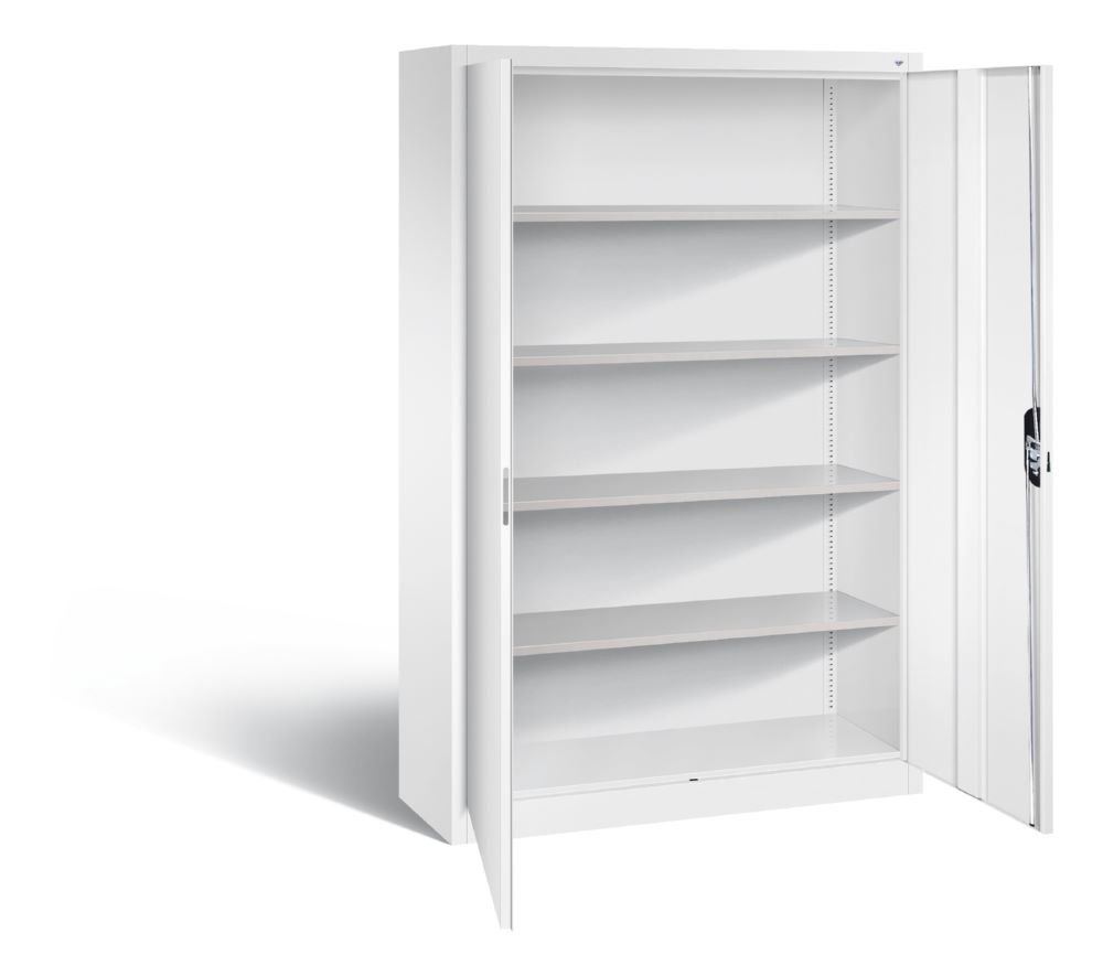 Produktbild C+P Büro Drehtürenschrank Acurado 900 weiß 1200 x 400 x 1950 mm bild 2