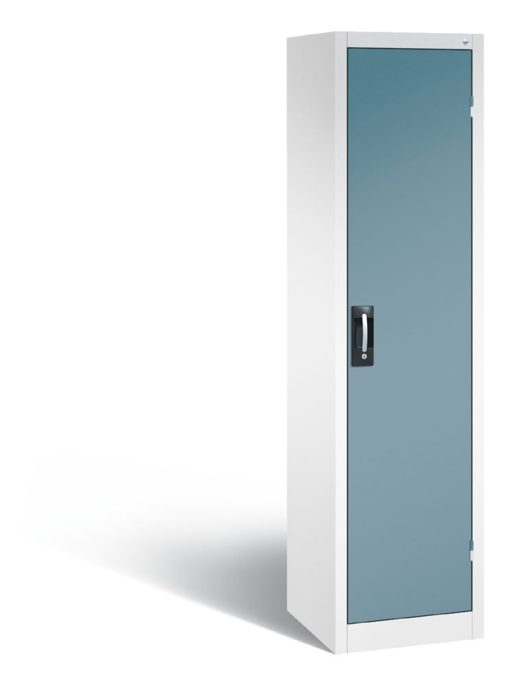 Produktbild C+P Büro Drehtürenschrank Acurado mit Stahlböden horizontblau 502 x 500 x 1950 mm