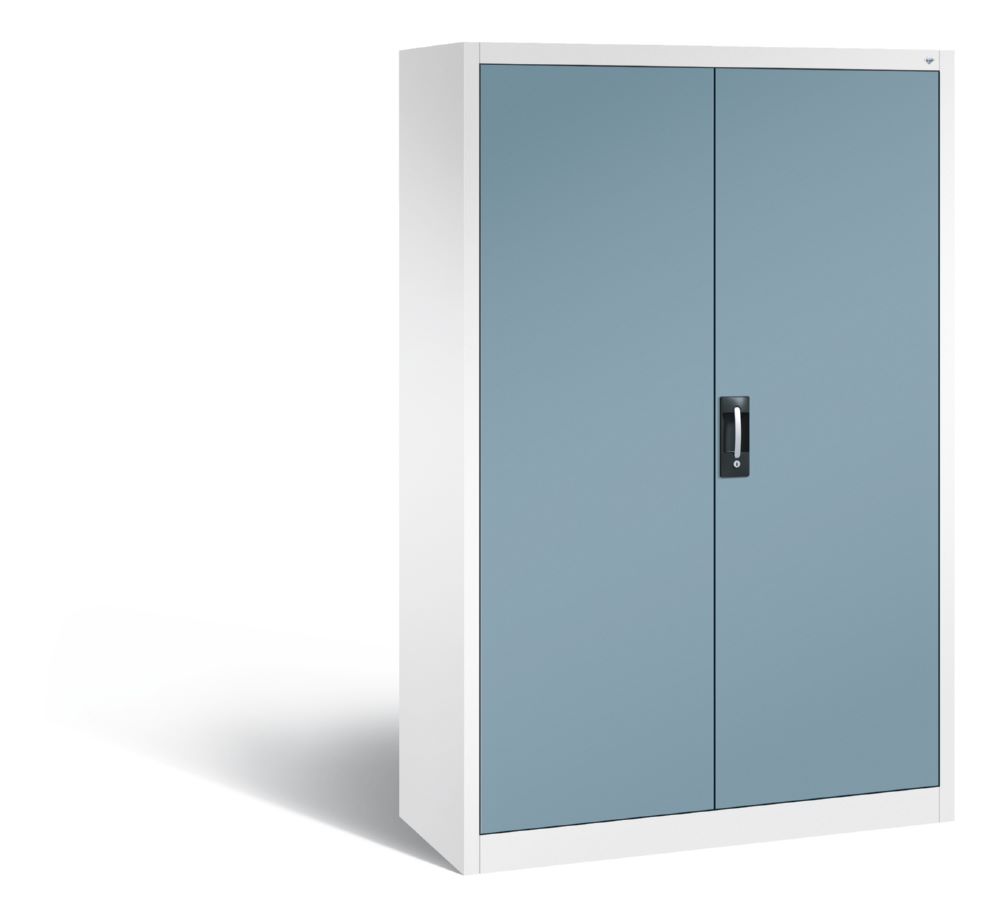 Produktbild C+P Büro Drehtürenschrank Acurado 900 Ergo Lock horizontblau 1200 x 500 x 1950 mm