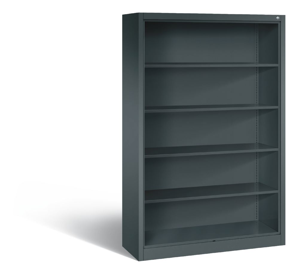 Produktbild C+P Büroregal Acurado 4 Einlegeböden dunkelgrau 1200 x 400 x 1950 mm