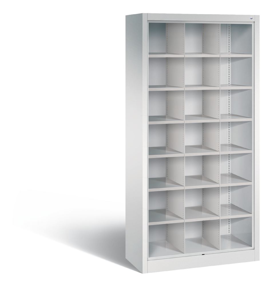 Produktbild C+P Büroregal Verteilerregal Acurado lichtgrau 930 x 400 x 1950 mm