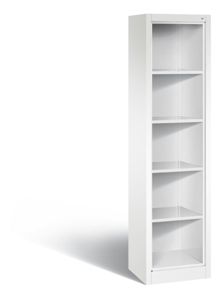Produktbild C+P Büroregal mit 4 Einlegeböden Acurado weiß 502 x 400 x 1950 mm