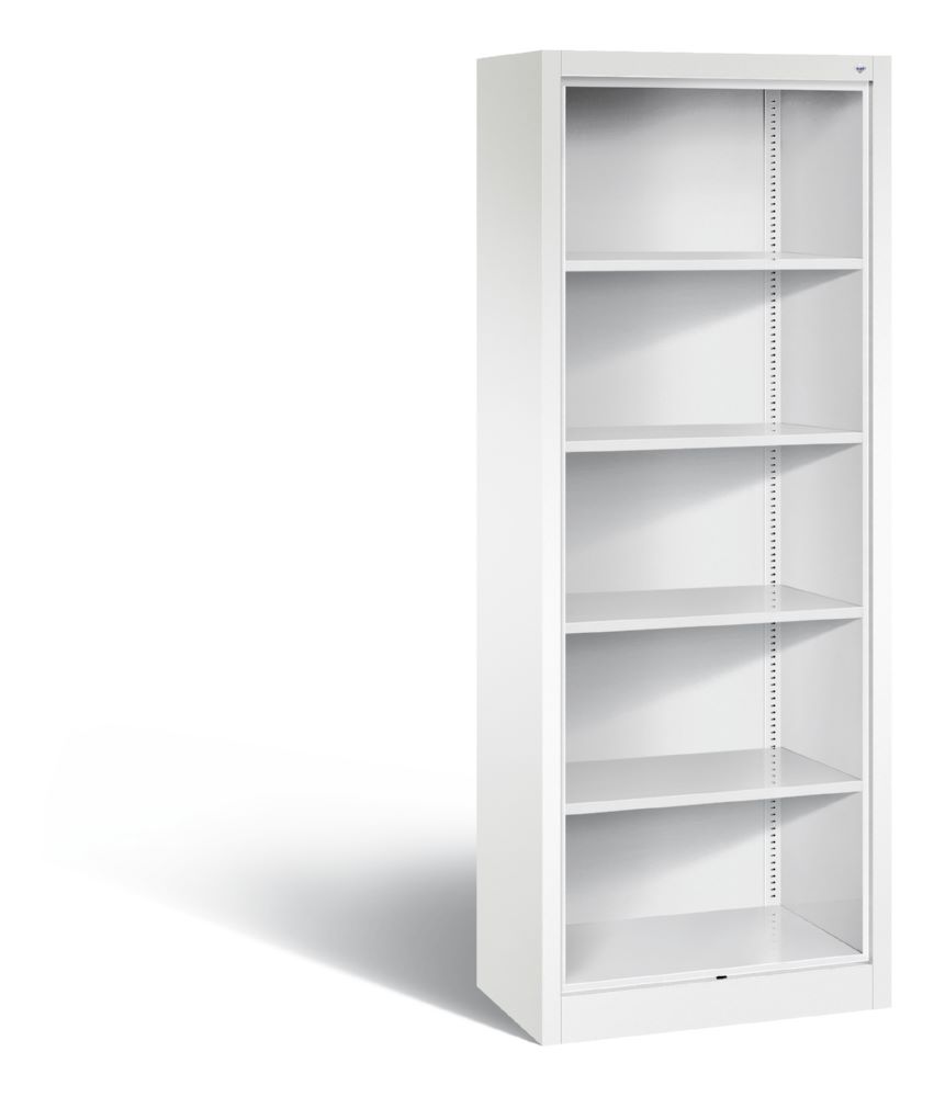 Produktbild C+P Büroregal 4 Einlegeböden Acurado weiß 700 x 400 x 1950 mm