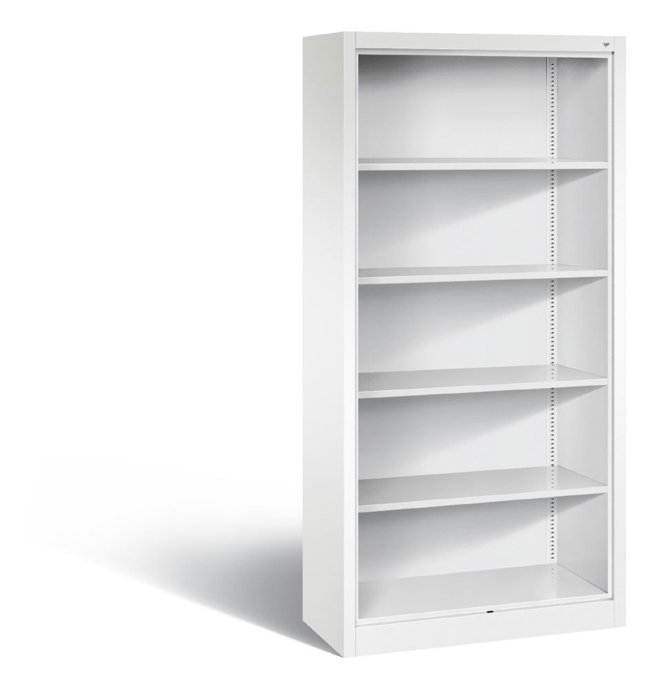 Produktbild C+P Büroregal mit Fächer Acurado in weiß 930 x 400 x 1950 mm