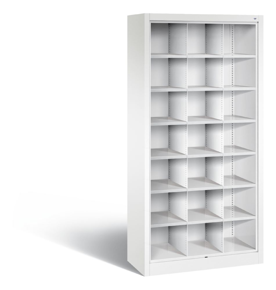 Produktbild C+P Stahl Büroregal mit Zwischenböden Acurado weiß 930 x 400 x 1950 mm