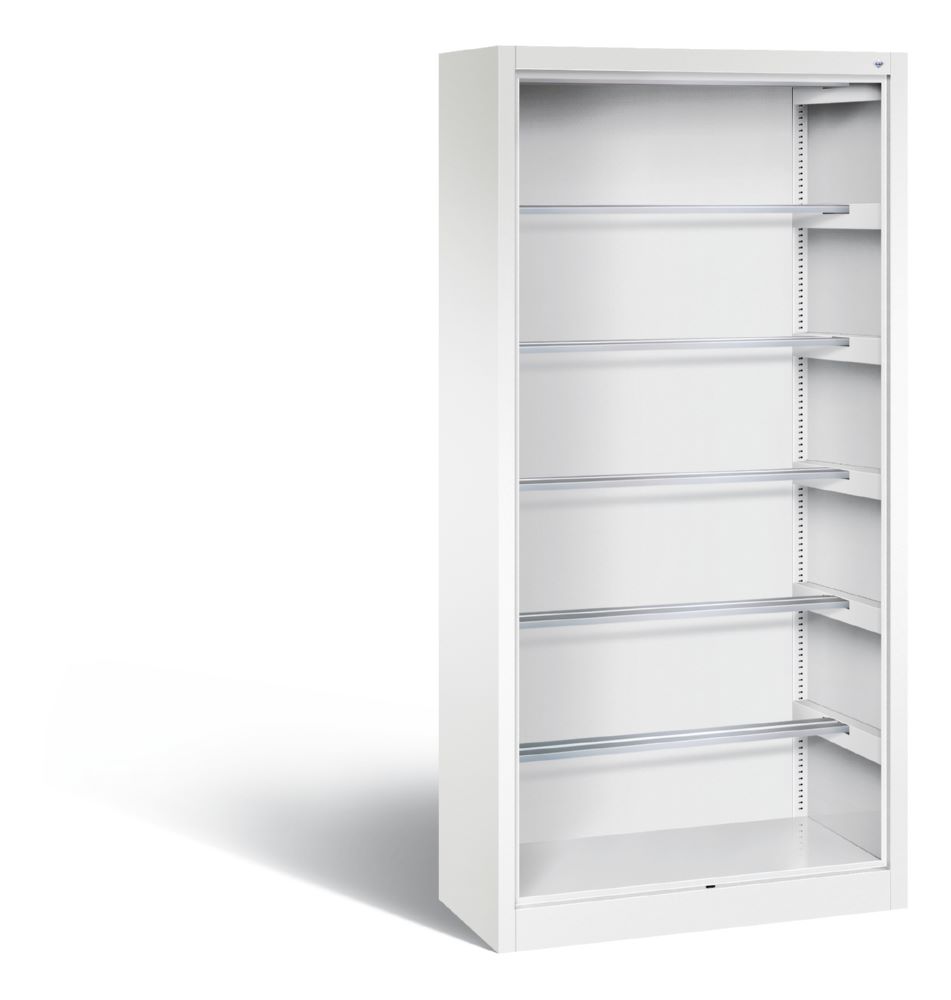 Produktbild C+P Büroregal mit Rückwand Acurado weiß 930 x 400 x 1950 mm