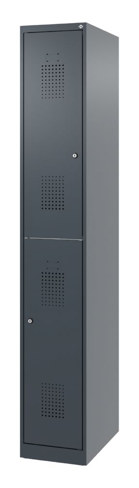 Produktbild C+P Doppelstöckiger Feuerwehrspindl Flexo anthrazit 300 x 500 x 1850 mm