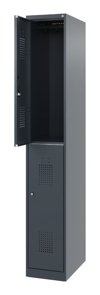 Produktbild C+P Doppelstöckiger Feuerwehrspindl Flexo anthrazit 300 x 500 x 1850 mm bild 2