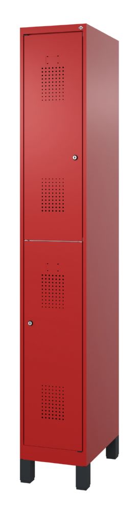 Produktbild C+P Doppelstöckiger Feuerwehrspind Flexo feuerrot 300 x 500 x 1850 mm