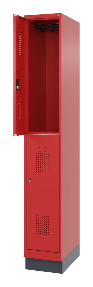 Produktbild C+P Doppelter Feuerwehrspind Flexo feuerrot 300 x 500 x 1850 mm bild 2