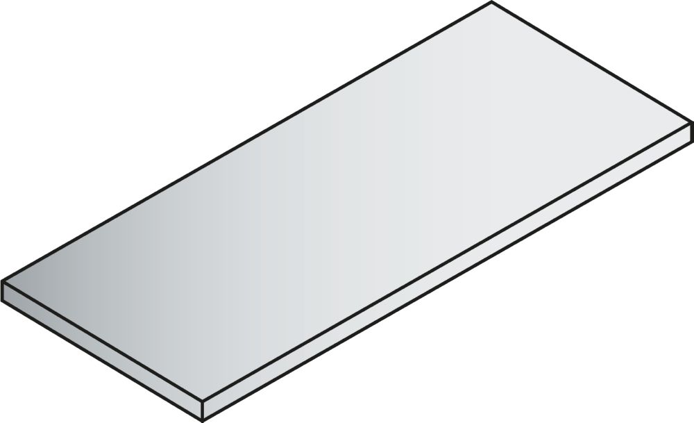Produktbild C+P Einlegeboden für Schränke verzinkt 994 x 372 x 15 mm