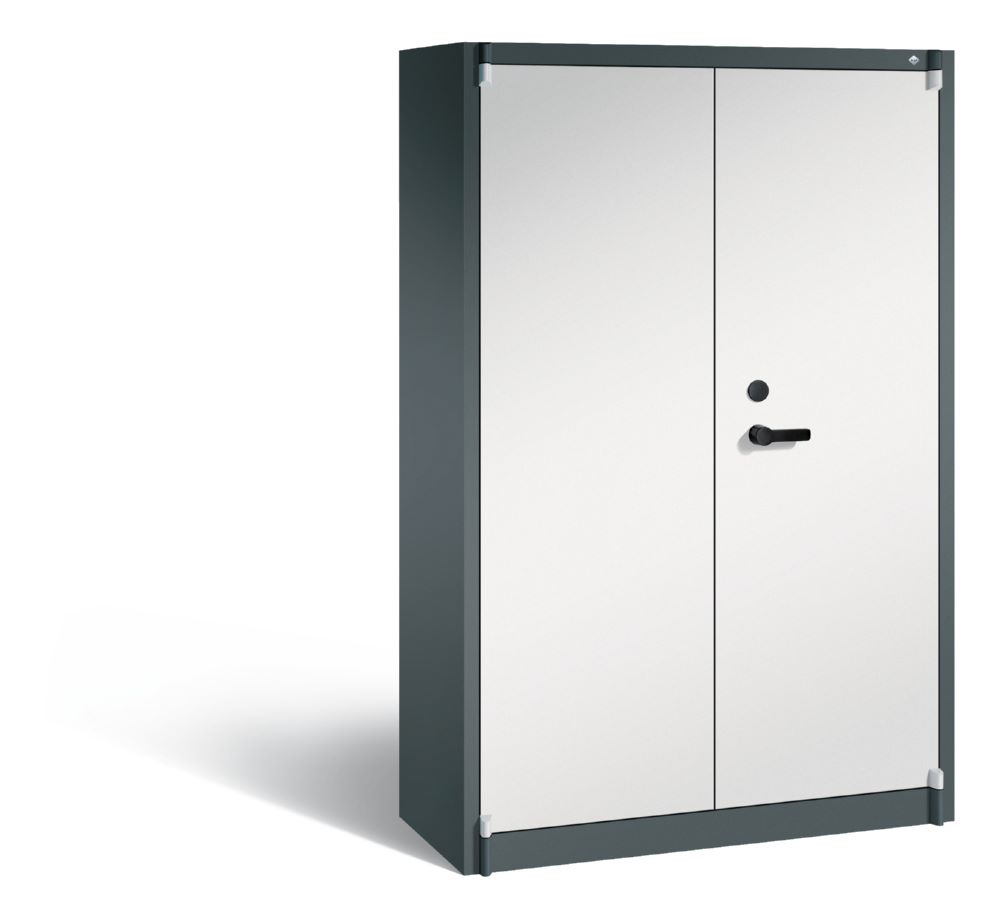 Produktbild C+P Feuergeschützter Flügeltürenschrank Certos 1950 x 1200 x 500 mm in grau