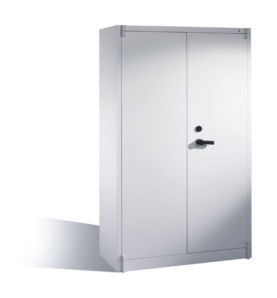 Produktbild C+P Feuergeschützter Flügeltürenschrank Certos H 1950 x B 1200 x T 500 mm lichtgrau