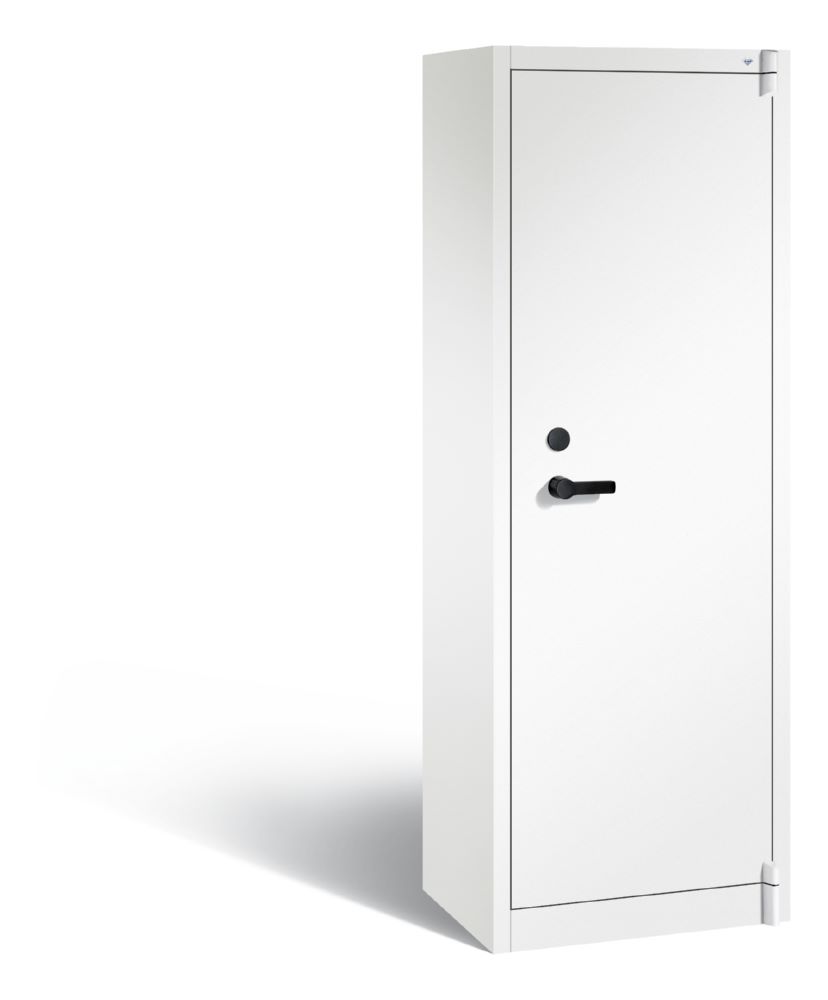 Produktbild C+P Feuergeschützter Flügeltürenschrank Certos 1950 x 650 x 500 mm weiß lichtgrau bild 1