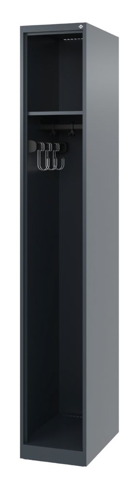 Produktbild C+P Feuerwehrspind Evolo Modell Expert 1 Abteil anthrazit 300 x 500 x 1850 mm