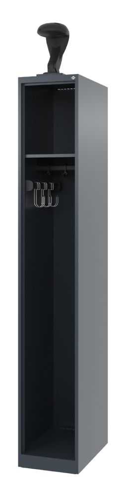 Produktbild C+P Feuerwehrspind Evolo Modell Expert 1 Extrafach anthrazit 300 x 500 x 1850 mm