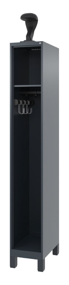 Produktbild C+P Feuerwehrspind Evolo Modell Expert anthrazit 300 x 500 x 1850 mm