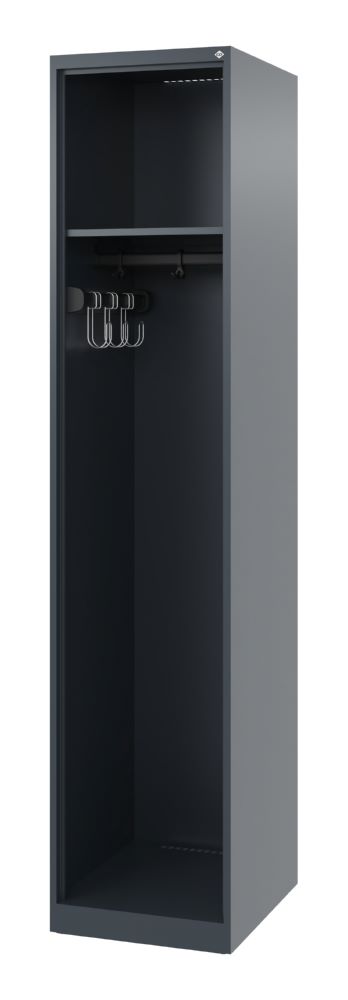 Produktbild C+P Feuerwehrspind Evolo Modell Expert 1 Abteil anthrazit 400 x 500 x 1850 mm