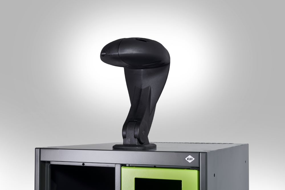 Produktbild C+P Feuerwehrspind Expert mit Helmhalter anthrait 400 x 500 x 1850 mm bild 2