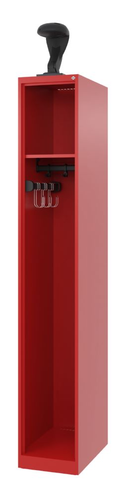 Produktbild C+P Feuerwehrspind Evolo Modell Expert 1 Extrafach feuerrot 300 x 500 x 1850 mm