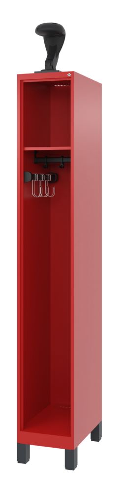 Produktbild C+P Feuerwehrspind Evolo Modell Expert feuerrot 300 x 500 x 1850 mm