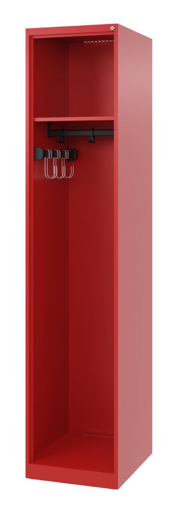 Produktbild C+P Feuerwehrspind Evolo Expert 1 Abteil feuerrot 400 x 500 x 1850 mm