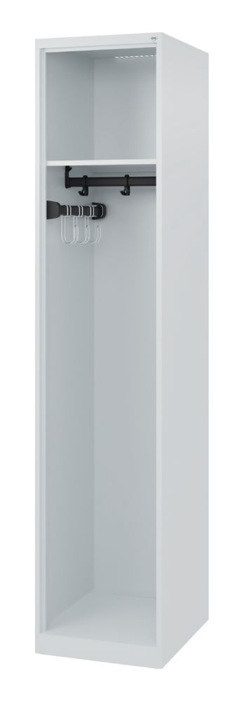 Produktbild C+P Feuerwehrspind Evolo Modell Expert 1 Abteil lichtgrau 1850 mm