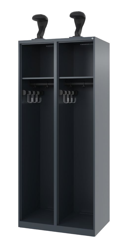 Produktbild C+P Feuerwehrspind Expert 2 Abteile mit Ausstattung 800 x 500 x 1850 mm