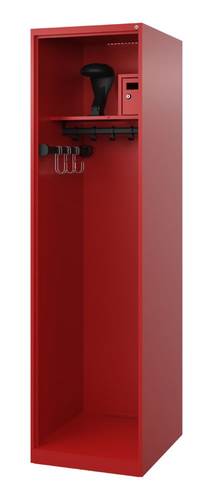 Produktbild C+P Feuerwehrspind Flexo 1 offenes Abteil feuerrot 500 x 600 x 1850 mm